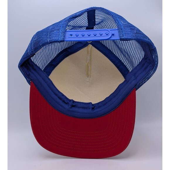 Vintage Hustler Hat Cap Blue Mesh Trucker Snapback VTG Adult Entertainment - Picture 4 of 5